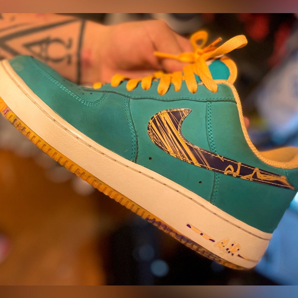 Nike Air Force 1s unique color way!